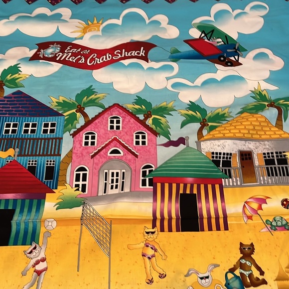 Four Yards of Fun In The Sun Fabric by Avlyn Inc - Picture 4 of 7